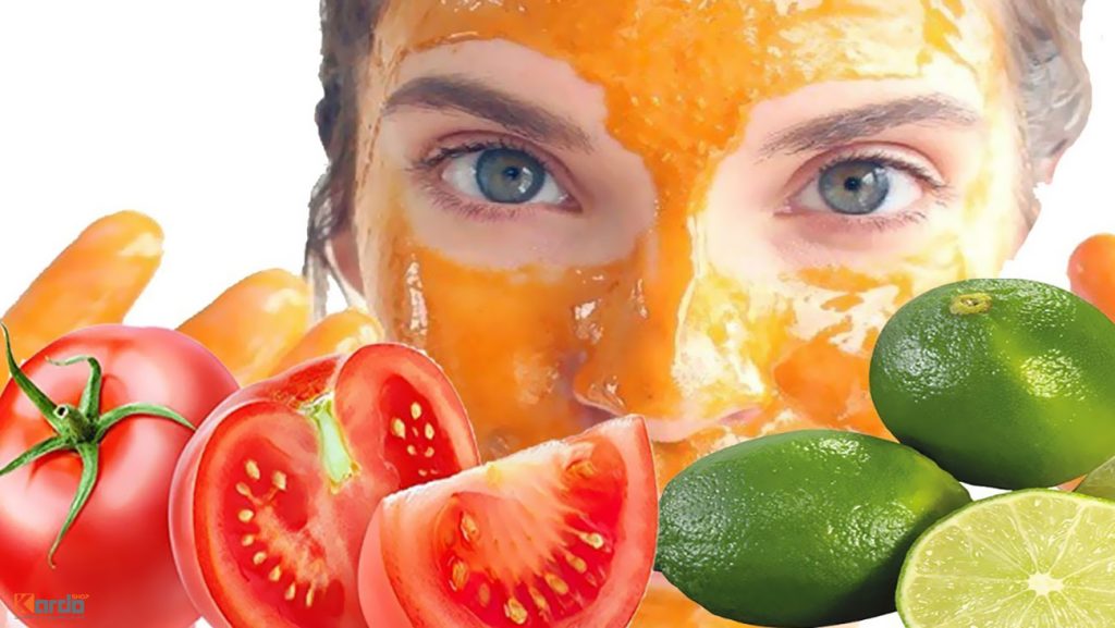 ماسک گوجه فرنگی و لیمو