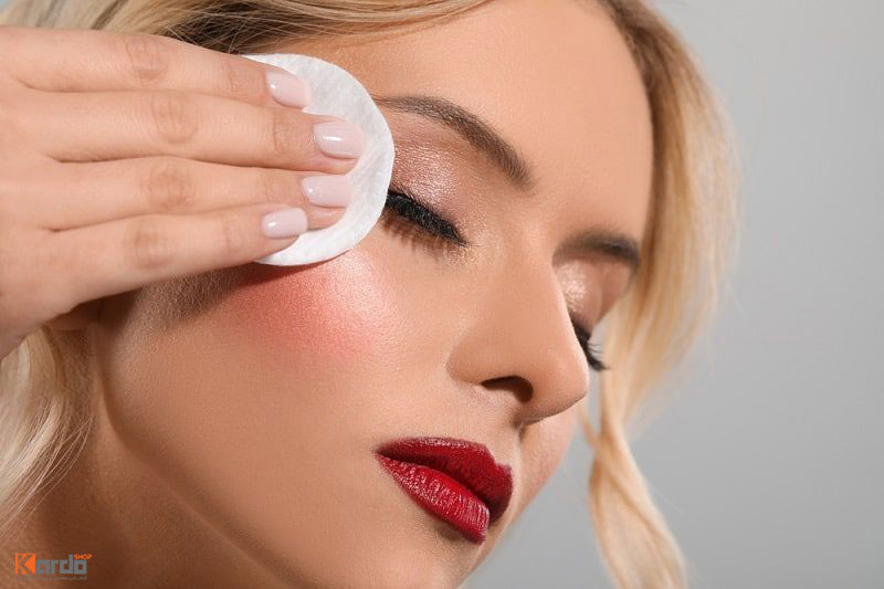 مراحل پاک کردن آرایش