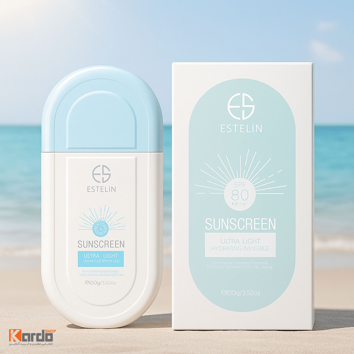 ضد آفتاب بی رنگ فلوئیدی SPF80% استلین -
