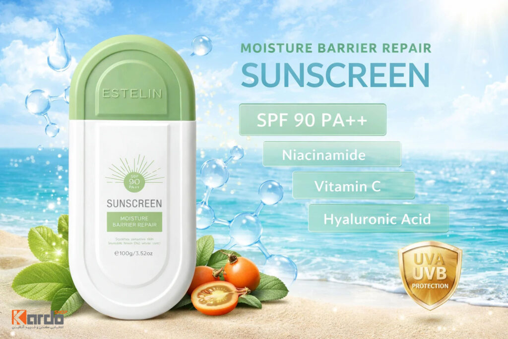 مزایای ضد آفتاب ترمیم‌کننده و ضد جوش استلین SPF90 -
