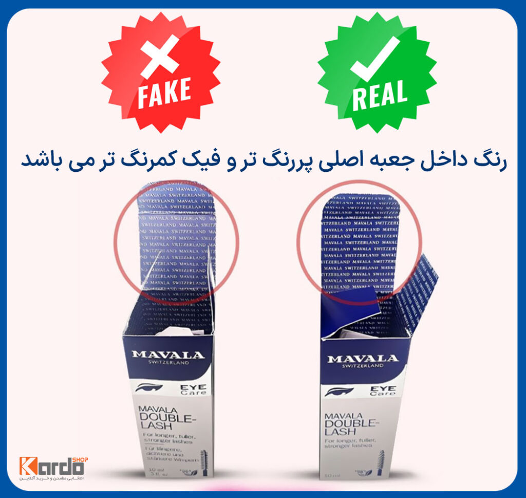 تفاوت نوشته های داخل جعبه