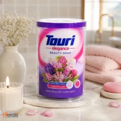 ویژگی های صابون شستشو مرطوب کننده بدن توری مدل یاس 100 گرم بسته 4 عددی