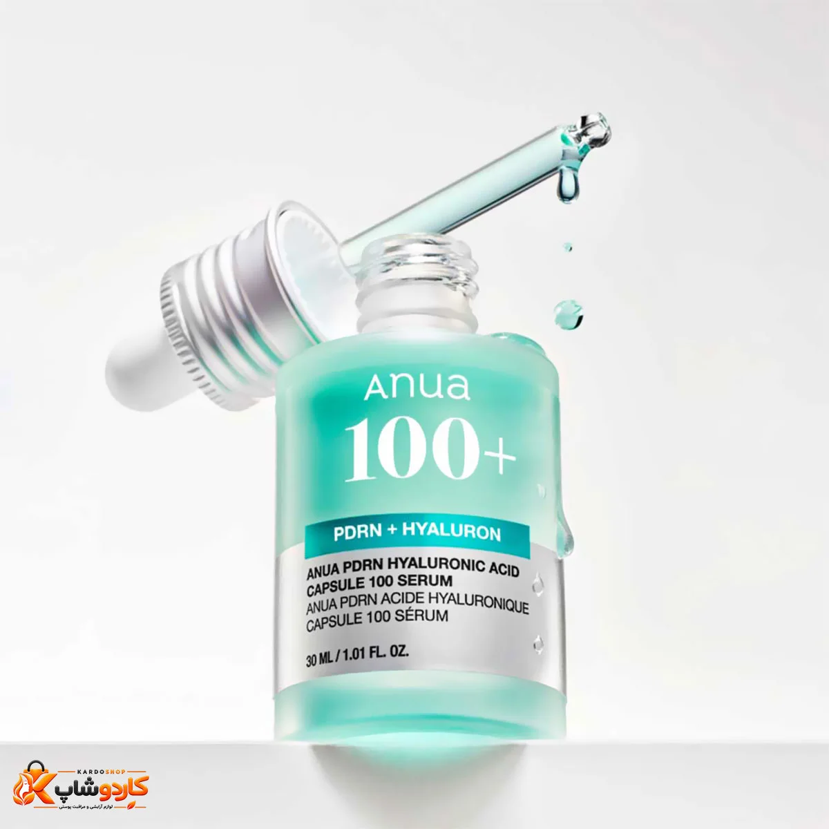 سرم آبرسان هیالورونیک اسید و PDRN آنوا مدل Capsule 100 حجم